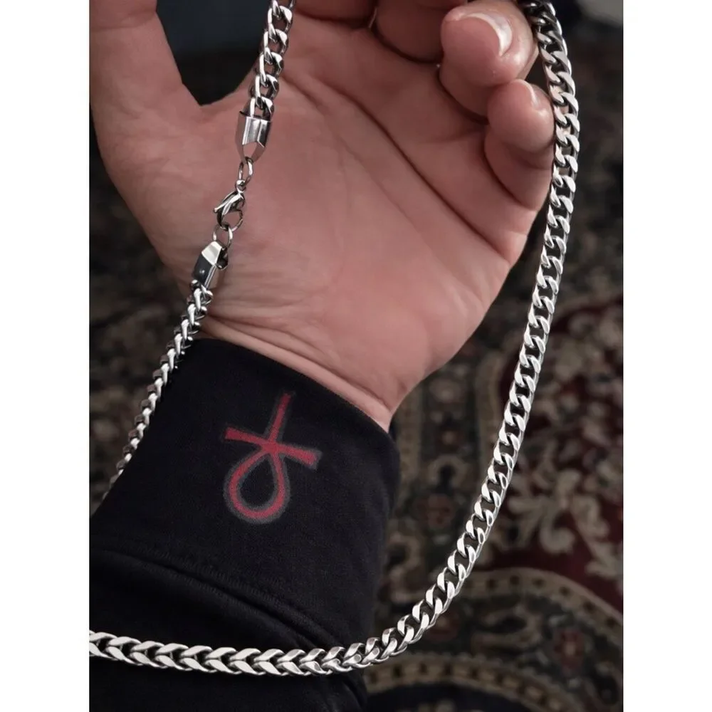 Stainless Steel Thick Franco Necklace